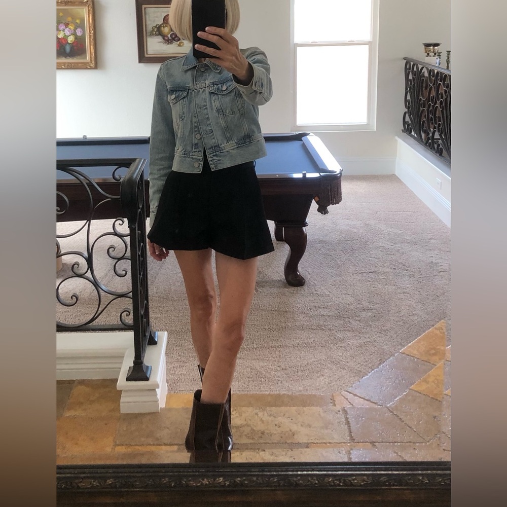H&M EDITION - NWOT TAILORED DRESSY SHORTS + BLACK/WOMENS 0